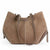 lepelou - leder - Bauchtasche - Wildleder Handtasche TARA taupe - LPHTARTAU