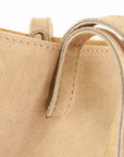 lepelou - leder - Bauchtasche - Wildleder Handtasche TESSA beige - LPHTESBEI