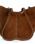 lepelou - leder - Bauchtasche - Wildleder Handtasche TESSA cognac - LPHTESCOG