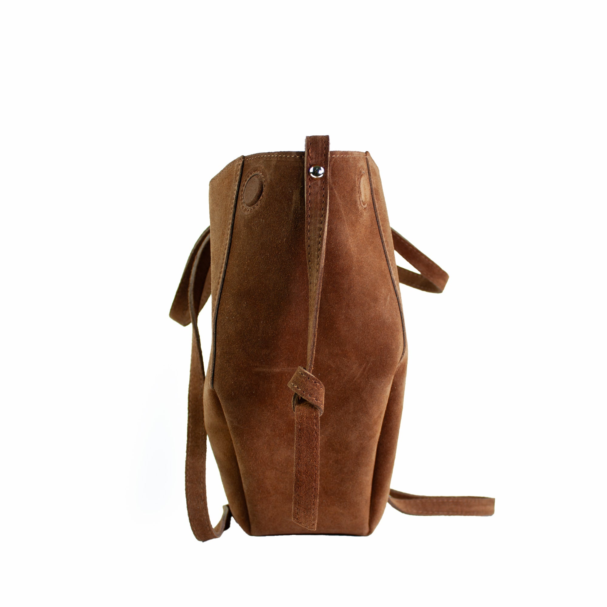 lepelou - leder - Bauchtasche - Wildleder Handtasche TESSA cognac - LPHTESCOG