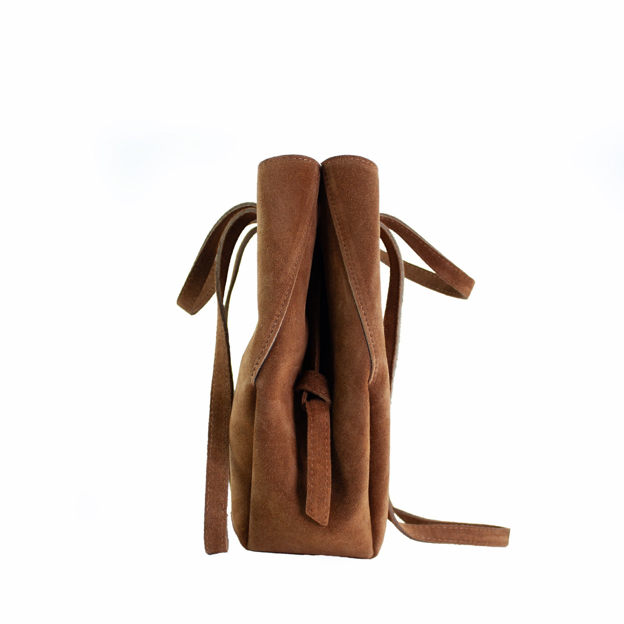 lepelou - leder - Bauchtasche - Wildleder Handtasche TESSA cognac - LPHTESCOG