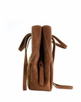 lepelou - leder - Bauchtasche - Wildleder Handtasche TESSA cognac - LPHTESCOG