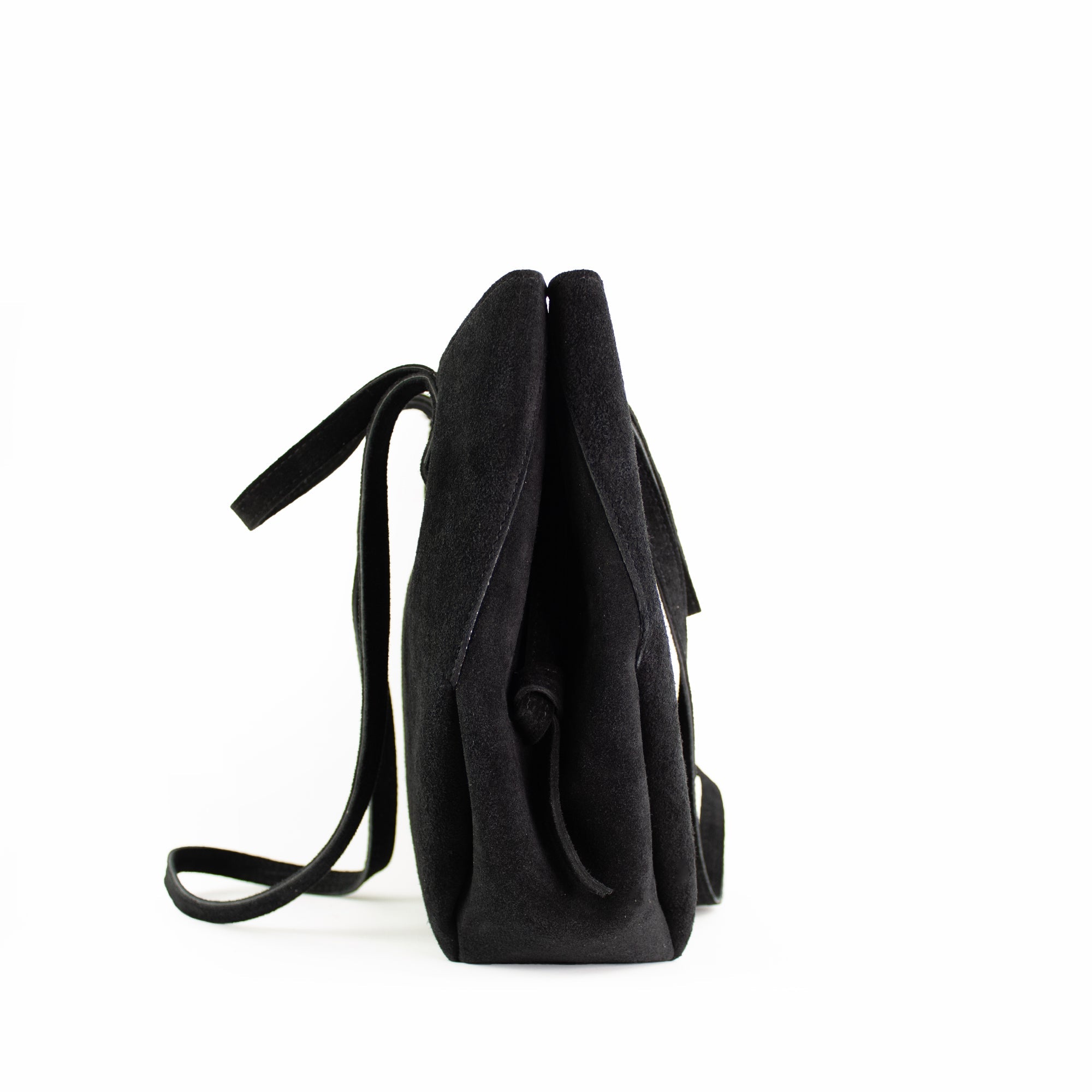 lepelou - leder - Bauchtasche - Wildleder Handtasche TESSA schwarz - LPHTESSCH