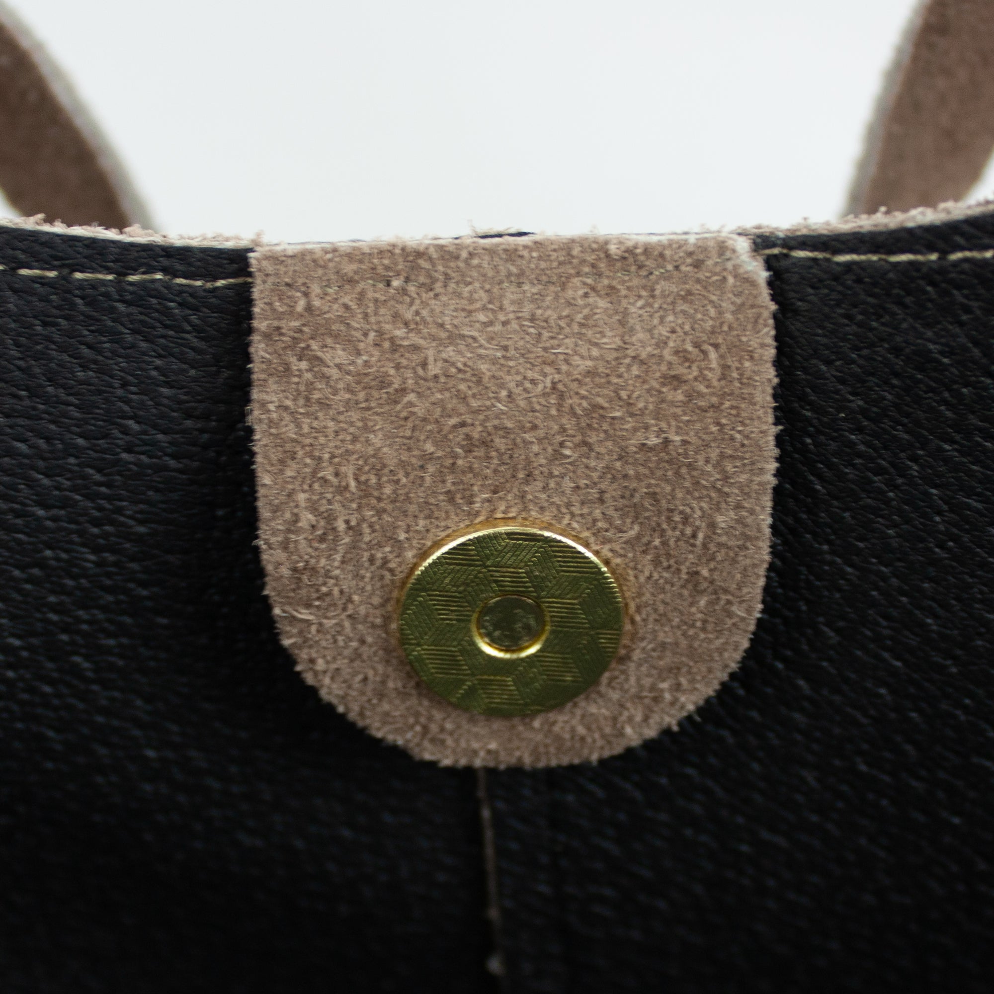 lepelou - leder - Bauchtasche - Wildleder Handtasche TESSA taupe - LPHTESTAU