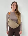 lepelou - leder - Bauchtasche - XL Bauchtasche LARA beige - LPBLARBEIE2