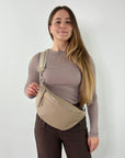 lepelou - leder - Bauchtasche - XL Bauchtasche LARA beige - LPBLARBEIE4