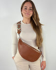 lepelou - leder - Bauchtasche - XL Bauchtasche LARA cognac - LPBLARCOGE4