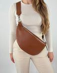 lepelou - leder - Bauchtasche - XL Bauchtasche LARA cognac - LPBLARCOGE6