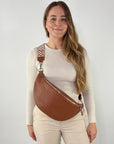 lepelou - leder - Bauchtasche - XL Bauchtasche LARA cognac - LPBLARCOGE7