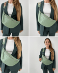 lepelou - leder - Bauchtasche - XL Bauchtasche LARA mint - LPBLARMINE