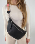 lepelou - leder - Bauchtasche - XL Bauchtasche LARA schwarz - LPBLARSCHE1