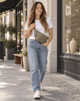lepelou-leder-Bauchtasche-XL Bauchtasche LARA taupe -LPBLARTAUE