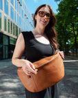 lepelou - leder - Bauchtasche - XXL Bauchtasche CLARA cognac - LPBCLACOGE