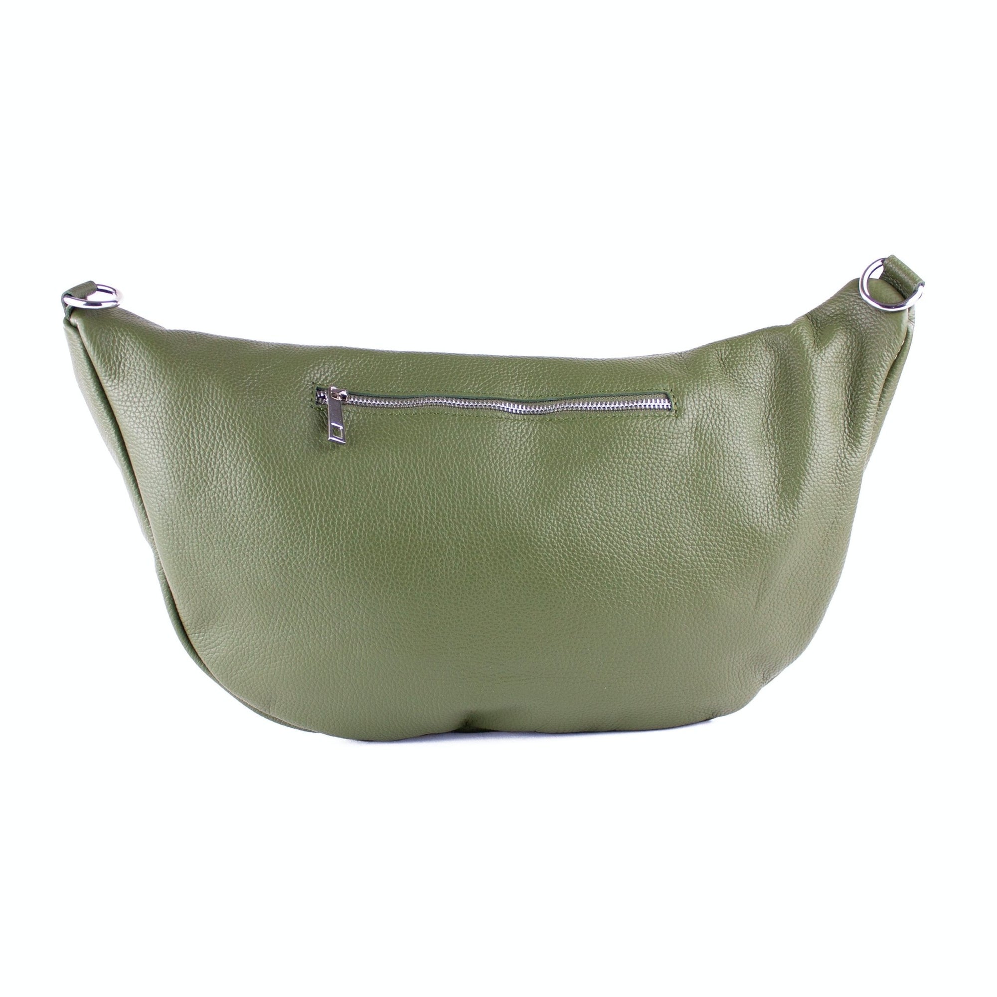 lepelou - leder - Bauchtasche - XXL Bauchtasche CLARA khaki - LPBCLAKHAE5