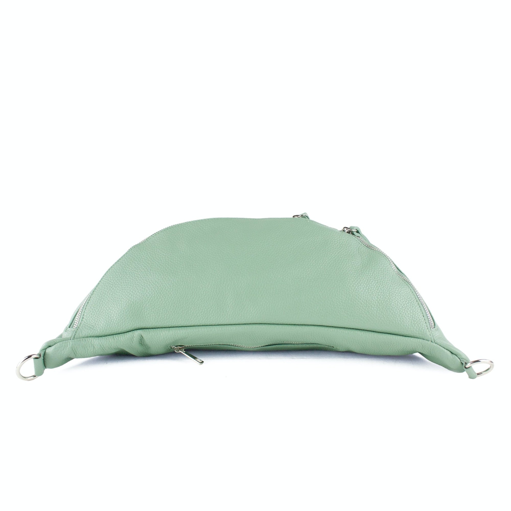 lepelou - leder - Bauchtasche - XXL Bauchtasche CLARA mint - LPBCLAMINE4