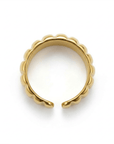 lepelou - leder - Breiter Ring gold - LPSRBREGOL