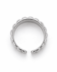 lepelou - leder - Breiter Ring silber - LPSRBRESIL