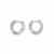 lepelou - leder - Curved Ohrringe silber - LPSOORGSIL