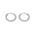 lepelou - leder - Dots Ohrringe silber - LPSODOTSIL