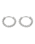 lepelou - leder - Dots Ohrringe silber - LPSODOTSIL