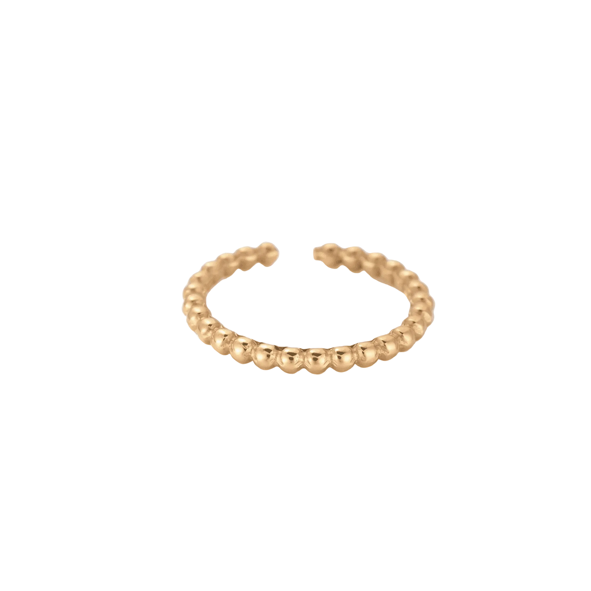 lepelou - leder - Dots Ring gold - 