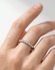 lepelou - leder - Dots Ring silber - LPSRDOTSIL