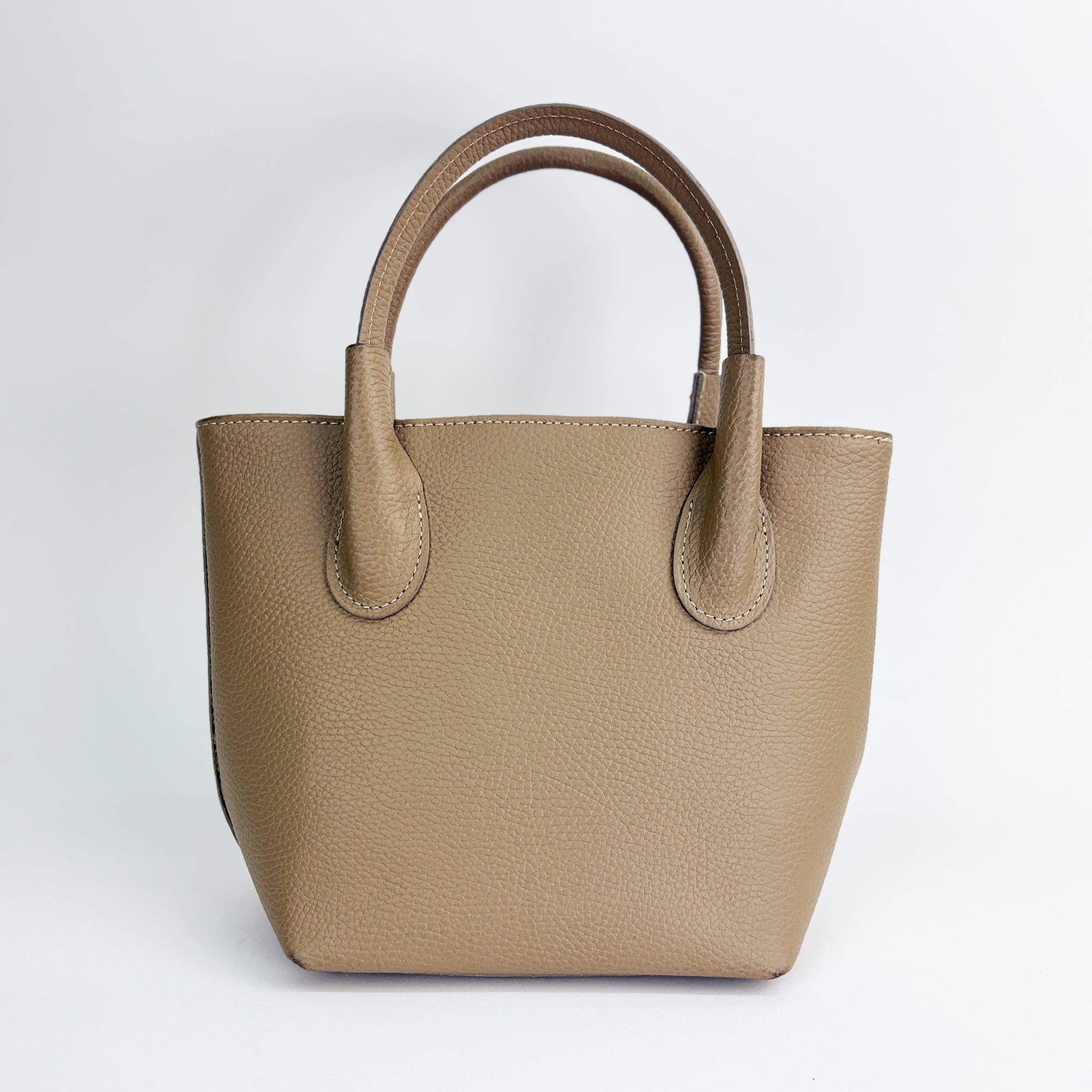 lepelou - leder - EMILIA – Leder Umhängetasche beige - 