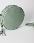 lepelou - leder - FABIA – Leder Umhängetasche mint - 