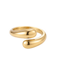 lepelou - leder - Flow Ring gold - 