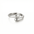 lepelou - leder - Flow Ring silber - 