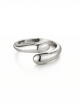 lepelou - leder - Flow Ring silber - 
