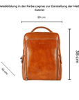 lepelou - leder - GABRIEL – Leder Rucksack dunkelbraun - LPRGABDBRE