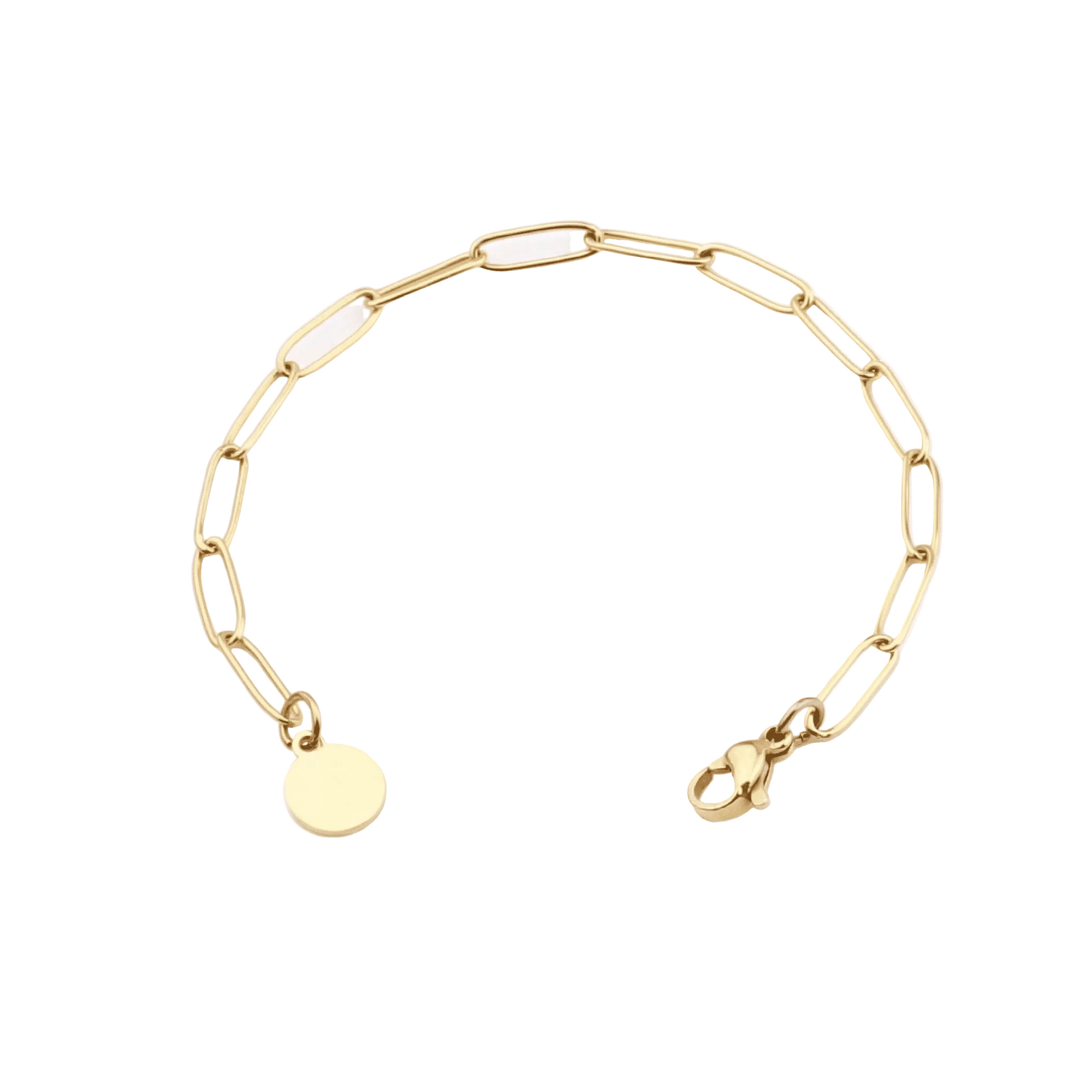 lepelou - leder - Glieder Armband gold - LPSAGLIGOL
