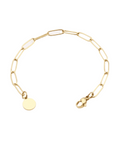 lepelou - leder - Glieder Armband gold - LPSAGLIGOL