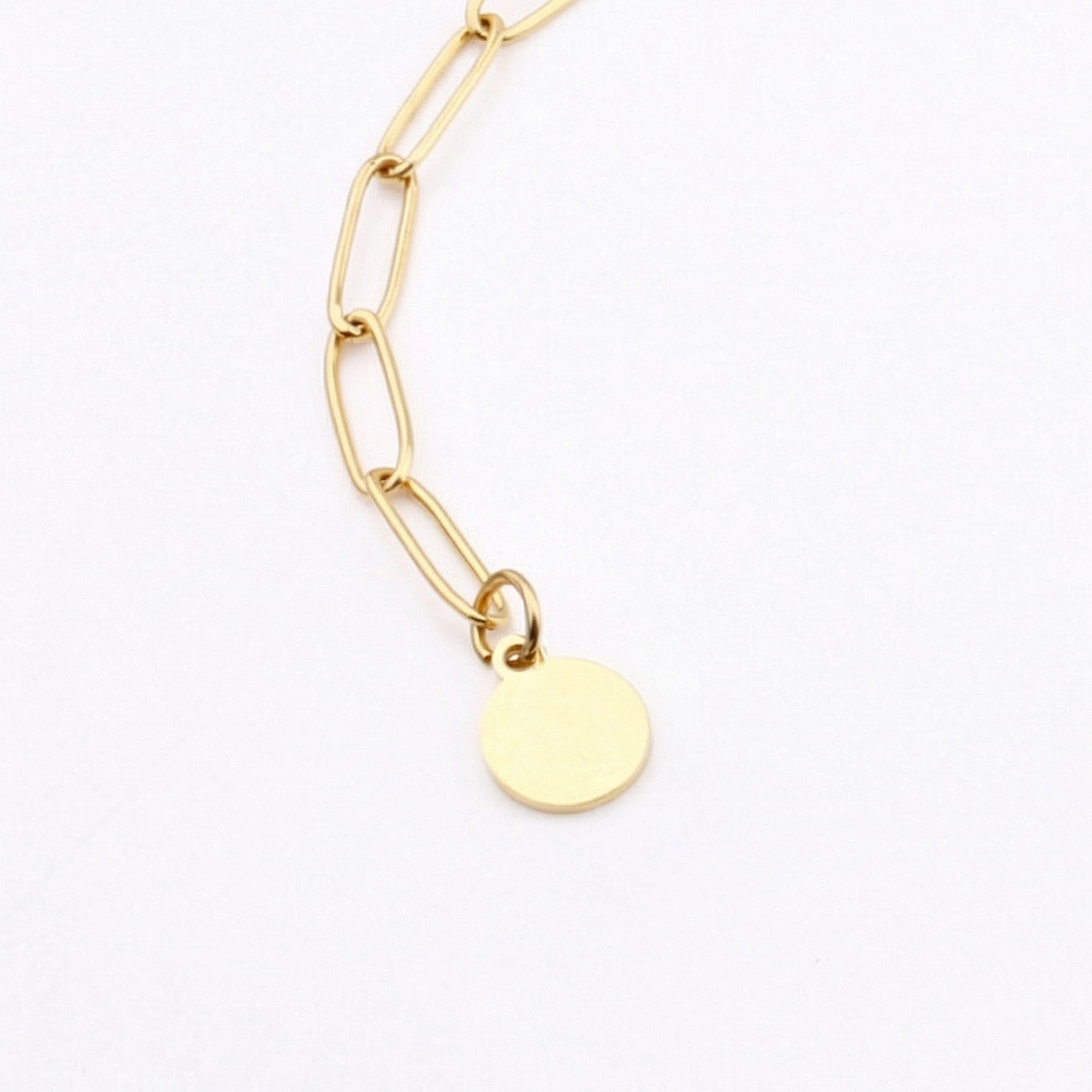 lepelou - leder - Glieder Armband gold - LPSAGLIGOL