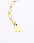 lepelou - leder - Glieder Armband gold - LPSAGLIGOL