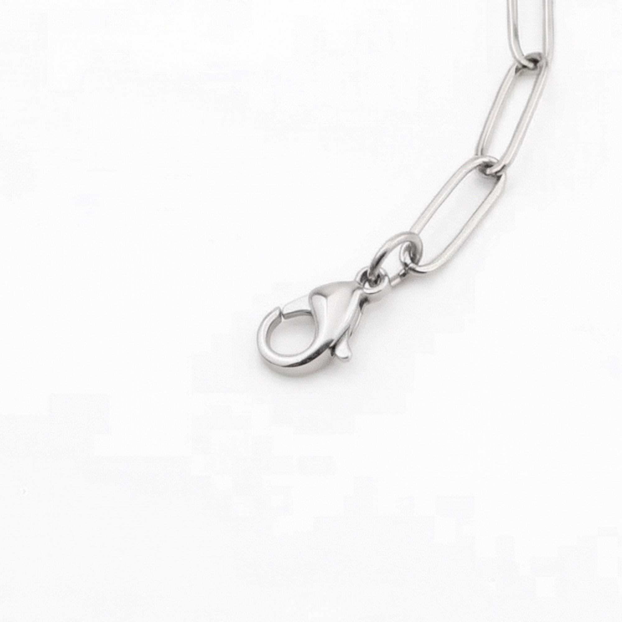 lepelou - leder - Glieder Armband silber - LPSAGLISIL