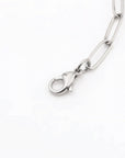 lepelou - leder - Glieder Armband silber - LPSAGLISIL