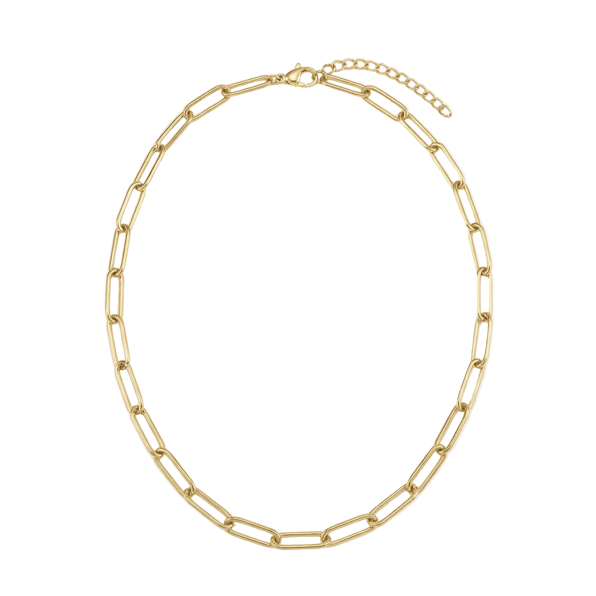 lepelou - leder - Glieder Halskette gold - LPSHGLIGOL