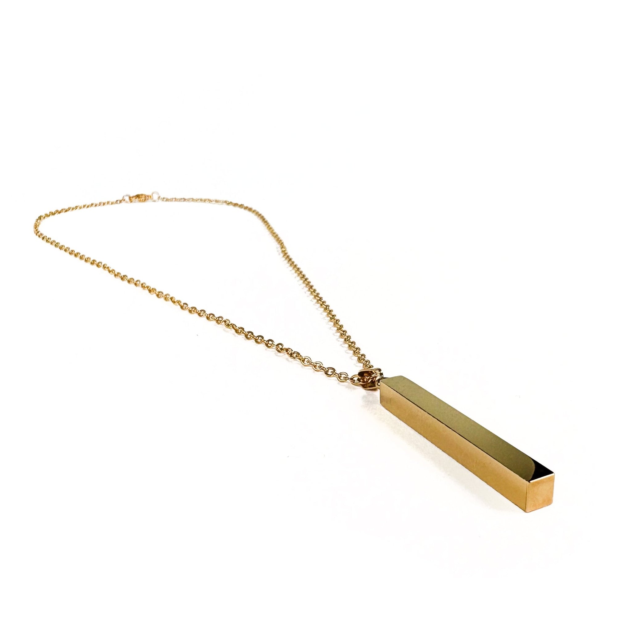 lepelou - leder - Halskette SILVRA Gold - LPSHGSGOL