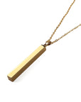 lepelou - leder - Halskette SILVRA Gold - LPSHGSGOL