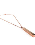 lepelou - leder - Halskette SILVRA Rosegold - LPSHGSROS