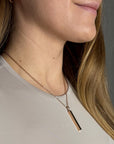lepelou - leder - Halskette SILVRA Rosegold - LPSHGSROS