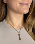 lepelou - leder - Halskette SILVRA Rosegold - LPSHGSROS