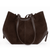 lepelou - leder - Handtaschen - Wildleder Handtasche TARA dunkelbraun - 