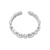 lepelou - leder - Herzchen Ring silber - LPSRHERSIL