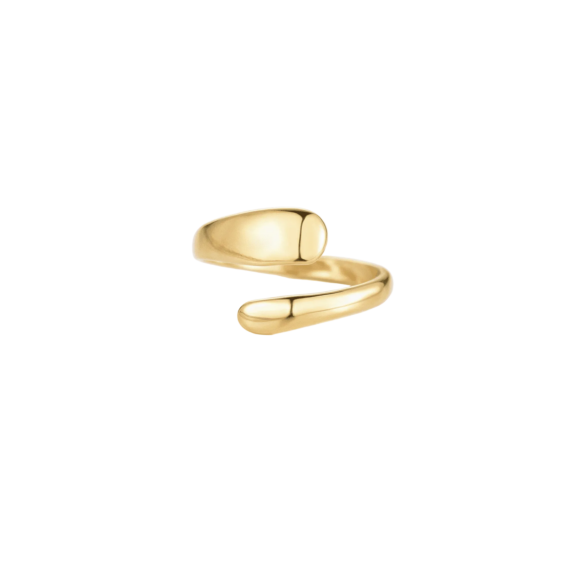 lepelou - leder - Hug Ring gold - 