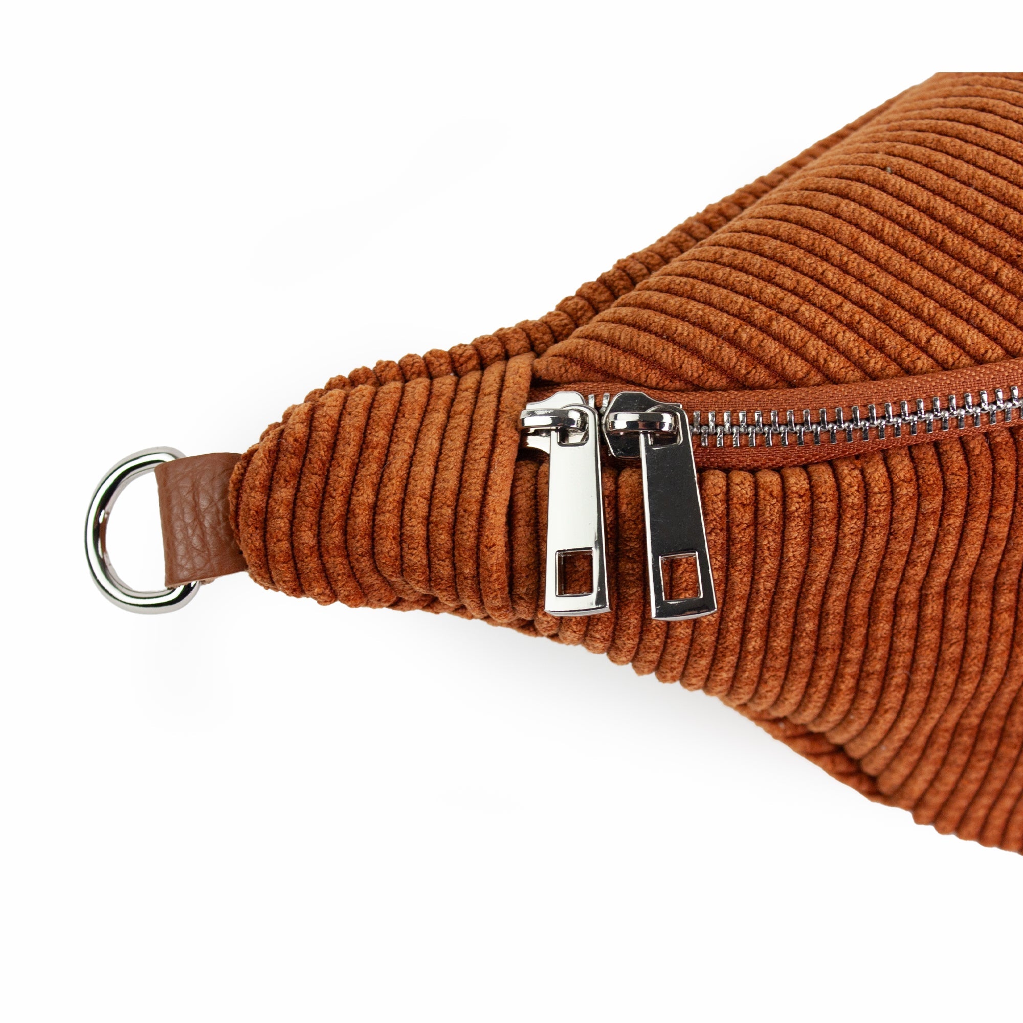 lepelou - leder - IDA Cord Bauchtasche cognac - LPBIDACOG