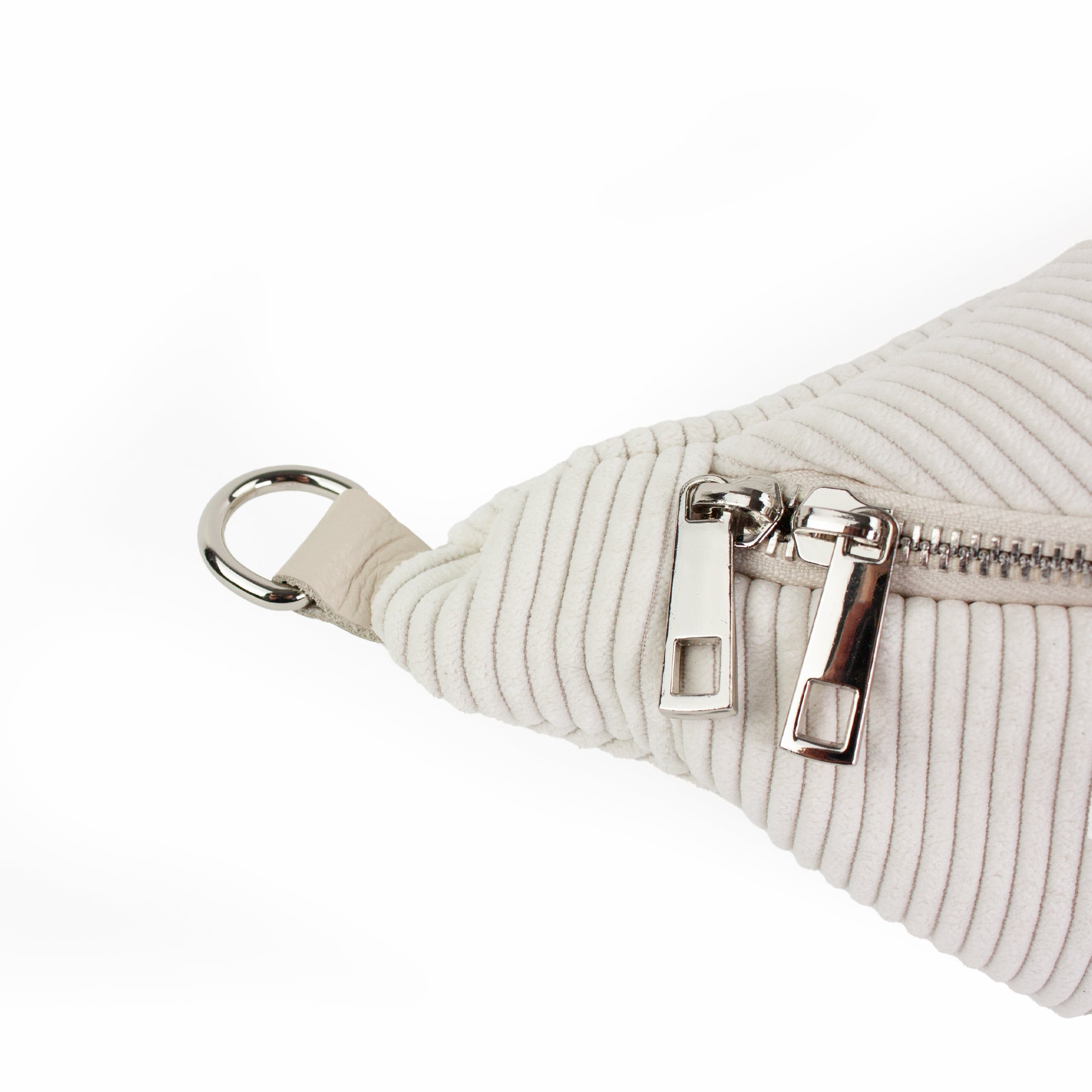 lepelou - leder - IDA Cord Bauchtasche creme - LPBIDACRE