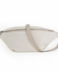 lepelou - leder - IDA Cord Bauchtasche creme - LPBIDACRE